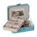 Mele and Co. Giana Jewelry Box with Lift Out Tray in Aqua