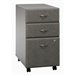 Bush Business Furniture Series A 3Dwr Mobile Pedestal in Pewter