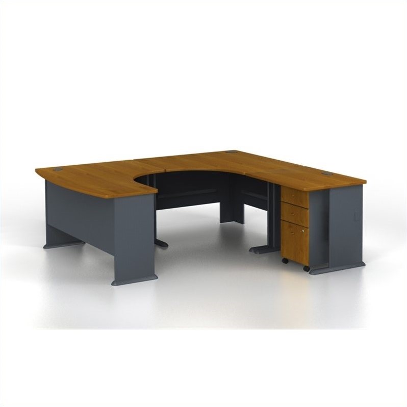 Bush Business Series A 4 Piece U Shape Right Hand Corner Desk Bush Business Series A 4 Piece U Shape Right Hand Corner Desk