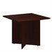 Bush BBF 36 Inch Square Conference Table - Wood Base in Harvest Cherry