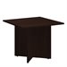 Bush BBF 36 Inch Square Conference Table - Wood Base in Mocha Cherry