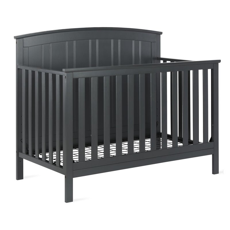 slate gray crib