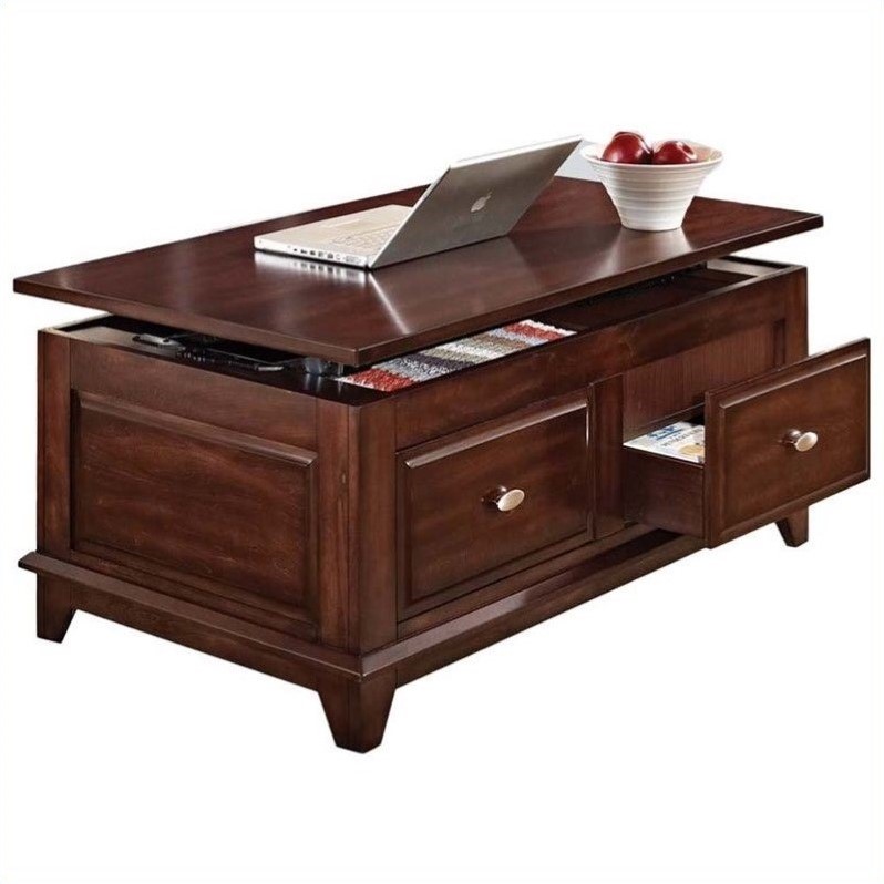 ACME Furniture Mahir Lift Top Coffee Table in Walnut [497234]