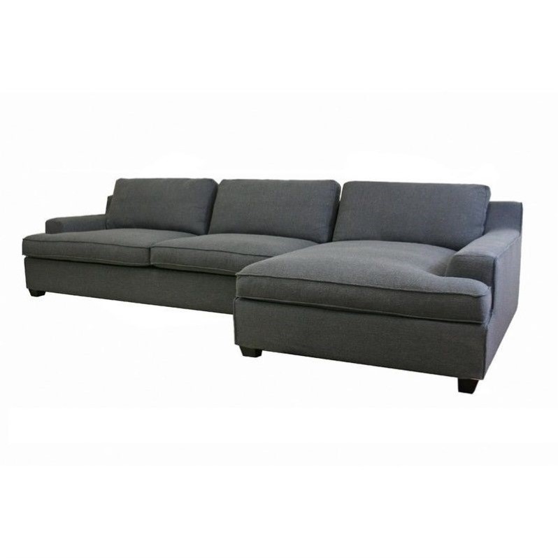 Kaspar Sectional Sofa in Gray