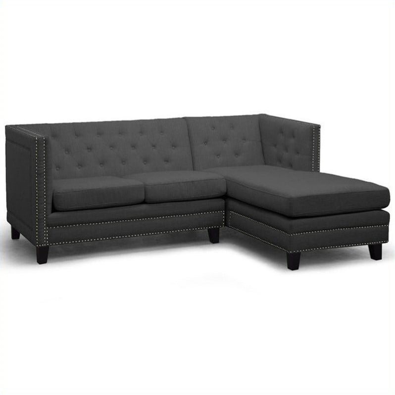 Parkis Sectional Sofa in Gray