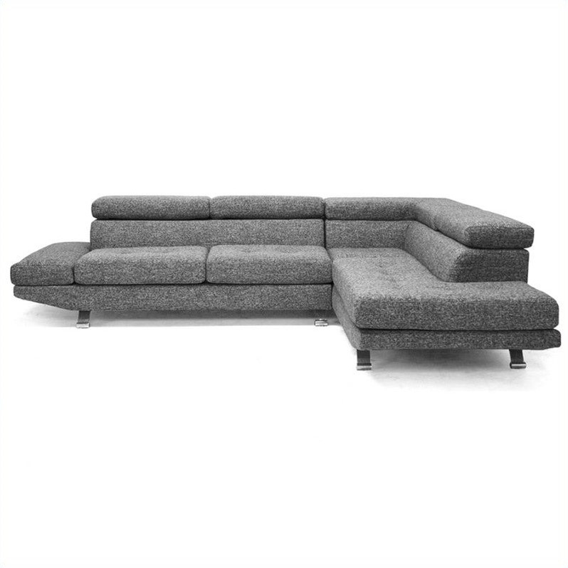 Adelaide Sectional Sofa in Grey