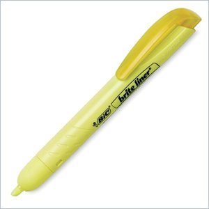 BIC Retractable Highlighter