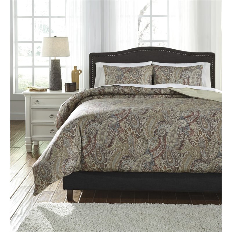 Ashley Damonica King Duvet Cover Set