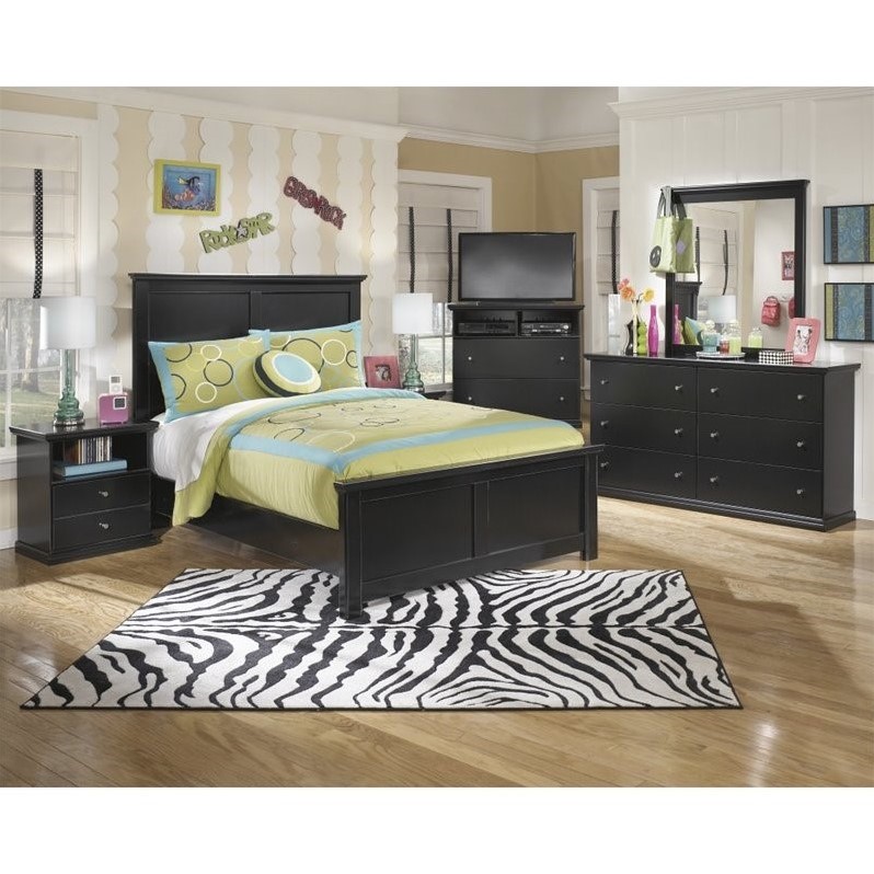 UPC 688168833267 product image for Ashley Maribel 6 Piece Wood Media Panel Bedroom Set | upcitemdb.com