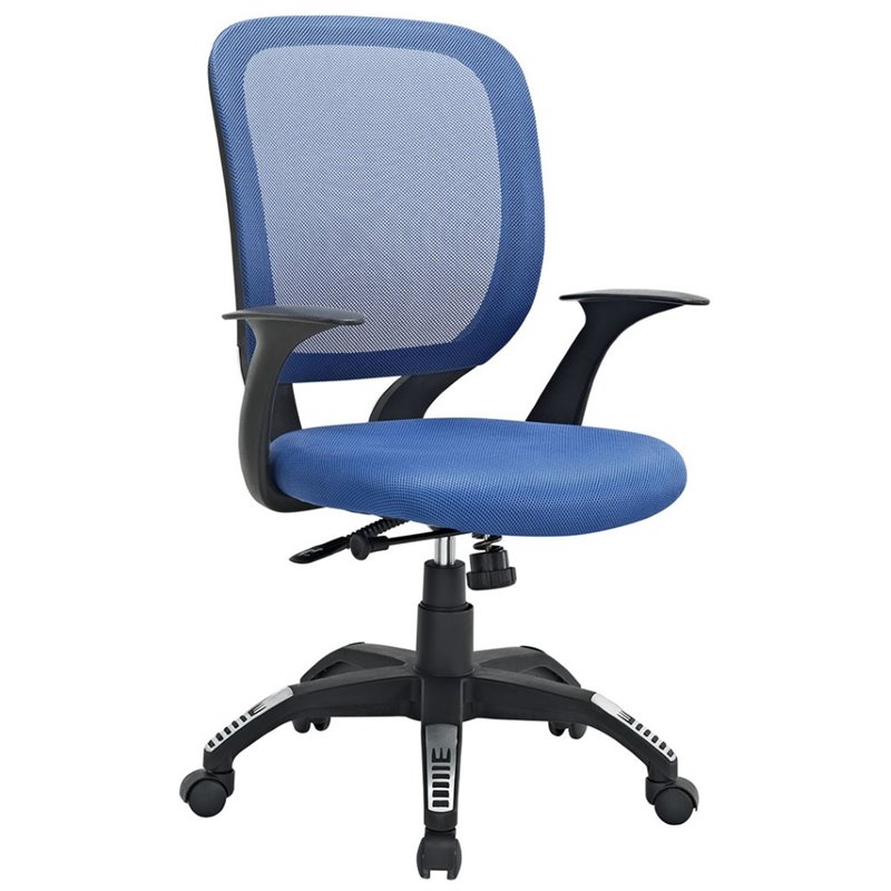 Modway Scope Swivel Office Chair in Blue