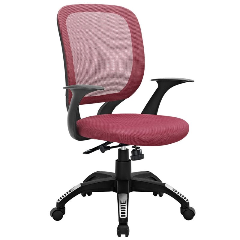 Modway Scope Swivel Office Chair in Burgundy Modway Scope Swivel Office Chair in Burgundy