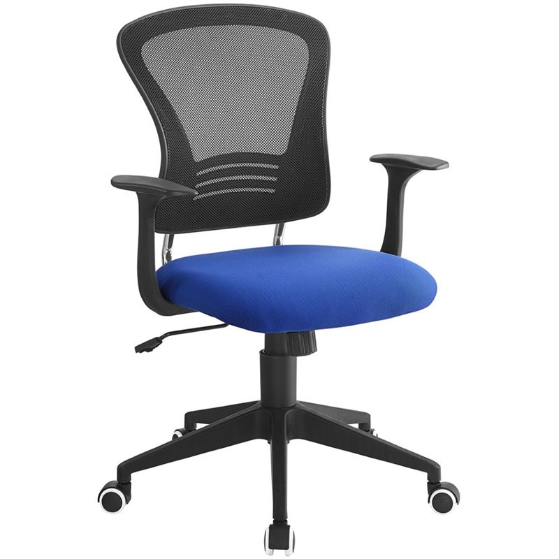 Modway Poise Mesh Office Chair in Blue