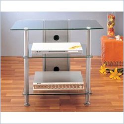 VTI AGR Series 30 Inch Plasma/LCD Metal and Tempered Glass TV Stand