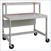 MCW10E 39 inch Mobile Computer Workstation