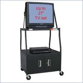 VTI - 48 inch Wide Body TV Cart with Cabinet