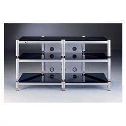 VTI 50 Silver and Black TV Stand