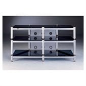 VTI 50 Silver and Black TV Stand