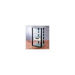VTI HGR Series 6 Shelf Audio Rack-Gray Silver