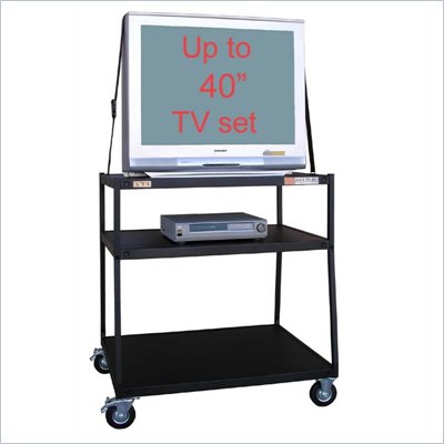 VTI WBC4436E Wide Body TV Cart