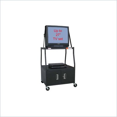 VTI - 48 inch Wide Body TV Cart with Cabinet