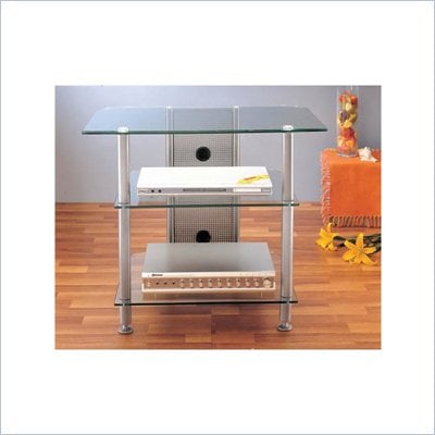VTI AGR Series 30 Inch Plasma/LCD Metal and Tempered Glass TV Stand
