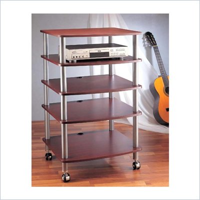 VTI AR405 5 Shelf Audio Rack with Casters