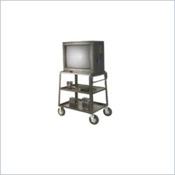 Luxor Three Shelf Large Screen Monitor Table