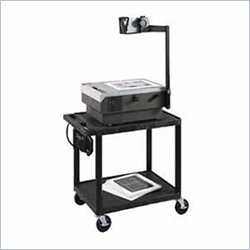Luxor 26 inch High Open Shelf Endura Table Projector Cart