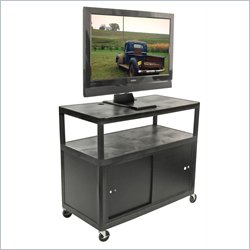 Luxor Furniture Endura 38 2 Shelf Plasma LCD TV Cart with Cabinet