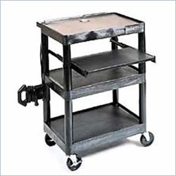 Luxor Laptop/Overhead Workstation with Shelf
