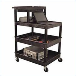 Luxor Stand-Up Tool/Utility Cart with Shelf