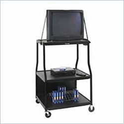 Luxor TVW Wide Base Video Table, 48" High