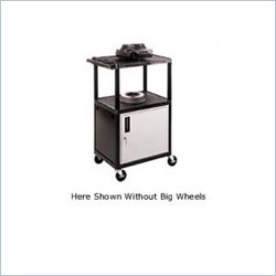 Luxor Open Shelf Table with Cabinet