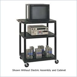 Luxor Low Priced Table with Locking Cabinet and Electric Assembly