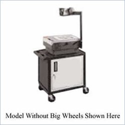 Luxor Table with Cabinet and Big Wheels