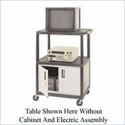 Luxor Low Priced Table with Locking Cabinet