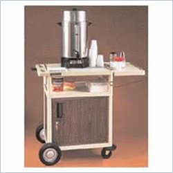 Luxor Serving Cart with Locking Cabinet