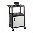 Luxor Equipment Table with Locking Cabinet