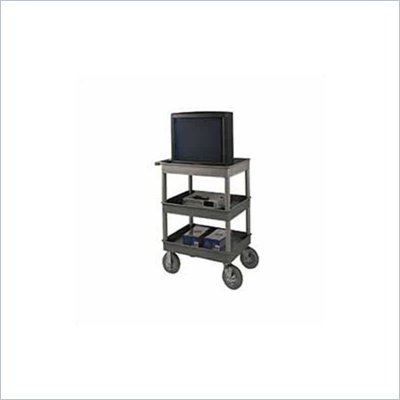 Luxor Three Tub Shelf Utility Cart