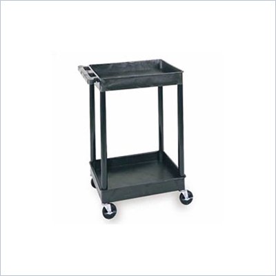 Luxor Two Tub Shelf Utility Cart