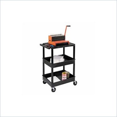 Luxor Top Flat Shelf Utility Cart