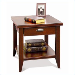 Kathy Ireland Home by Martin Furniture Tribeca Loft Cherry End Table with Drawer