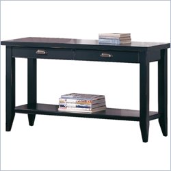 Kathy Ireland Home by Martin Furniture Tribeca Loft Black Sofa Table