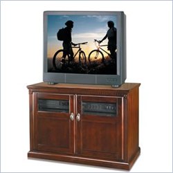 Kathy Ireland Home by Martin Furniture Huntington Club Wood Plasma TV Stand in Cherry