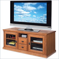 Kathy Ireland Home by Martin Furniture Huntington Oxford Wood Plasma TV Stand in Wheat Finish