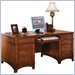 Kathy Ireland Home by Martin Furniture Mission Hills Double Pedestal Executive Desk