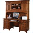 Kathy Ireland Home by Martin Furniture Mission Hills Credenza with Large Hutch by Kathy Ireland