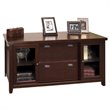 ADD TO YOUR SET: Kathy Ireland Home by Martin Furniture Tribeca Loft Cherry Storage Credenza with Sliding Doors