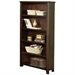 Kathy Ireland Home by Martin Furniture Tribeca Loft Cherry Open Bookcase
