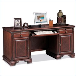 Kathy Ireland Home by Martin Furniture Nottingham Wood Computer Credenza in Cherry by Kathy Ireland